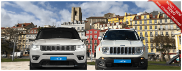 Jeep COMPASS e RENEGADE na Portugalrent